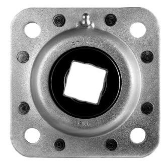 GWST 209.PPB-31 / 4-Loch Blechlagereinheit mit Innenvierkant + 3-fac