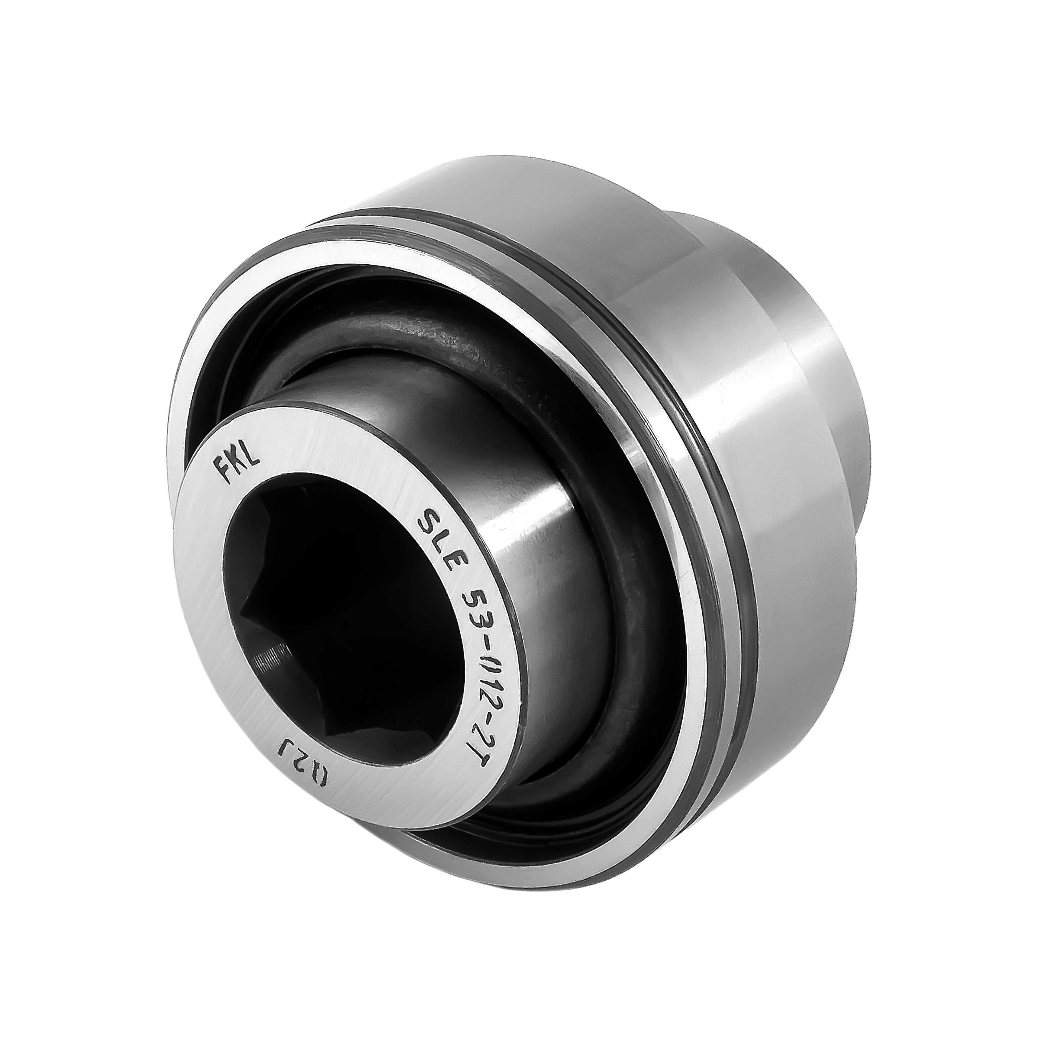 SLE53-012 2T (6-KT) / Schrägkugellager mit verlängertem Sechskantinnenri