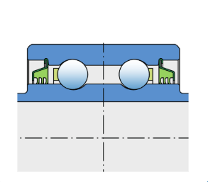 SL3-5203-2T / zweireihiges Schrägkugellager mit 3- fach Dichtung