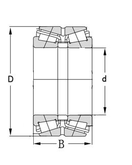 PW35680048.CSHD / zweireihiges Kegelrollenllager